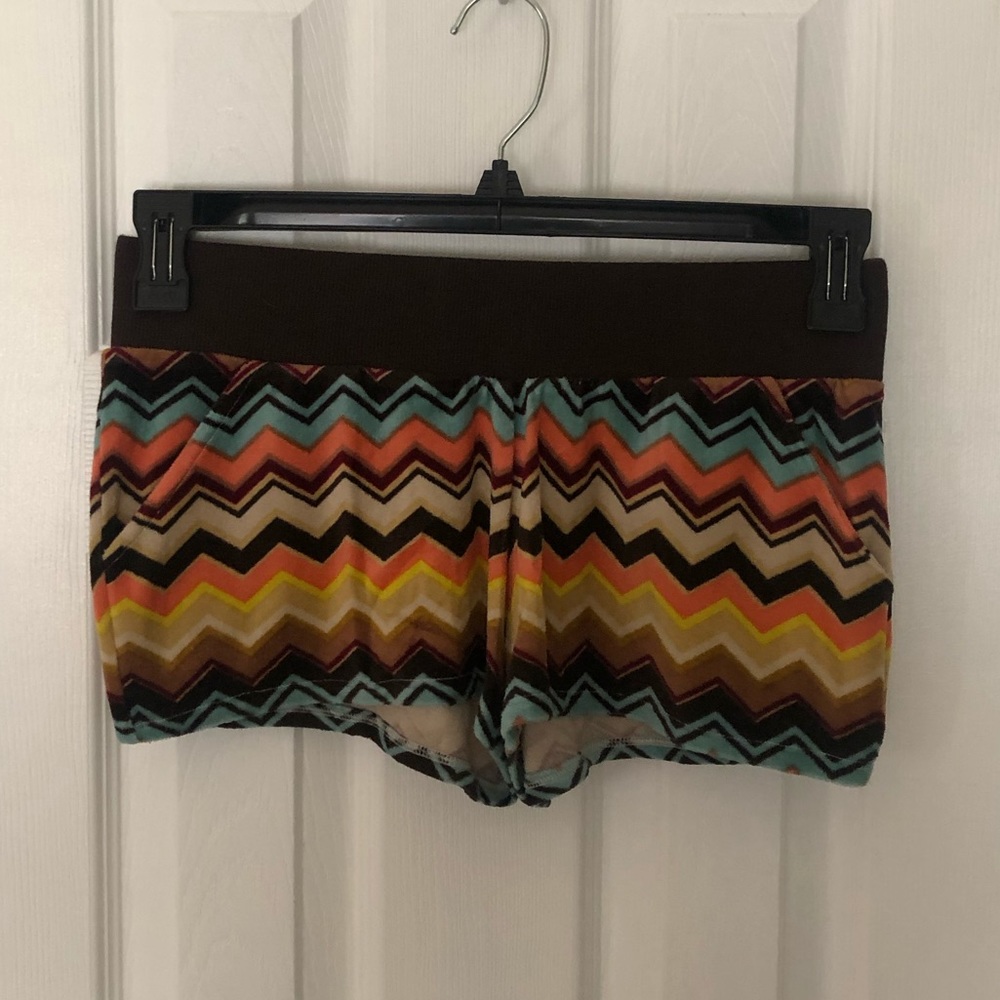 MISSONI FOR TARGET VELVET SHORTS SIZE XS